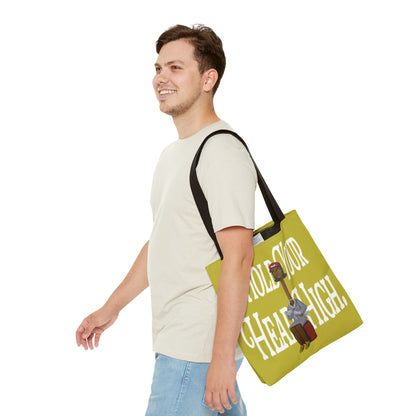 Tote Bag — "Hold Your Head High" Inspirational Art Tote
