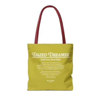 Tote Bag — "Hold Your Head High" Inspirational Art Tote