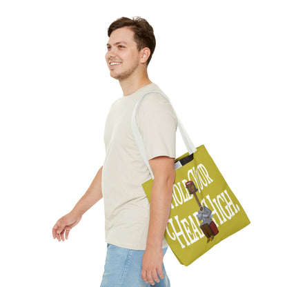 Tote Bag — "Hold Your Head High" Inspirational Art Tote