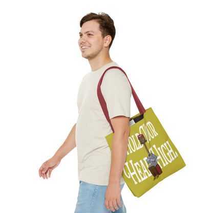Tote Bag — "Hold Your Head High" Inspirational Art Tote