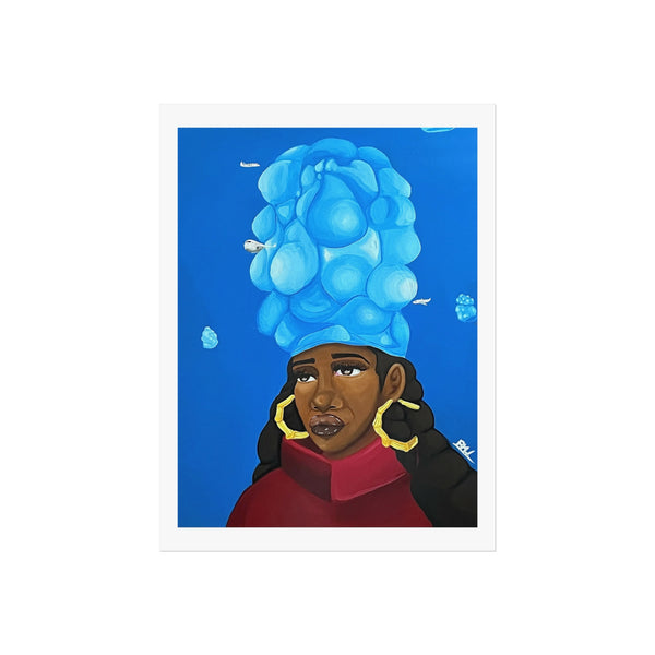 “Dazed Dreamer 3: Thinking Cap" Fine Art Print