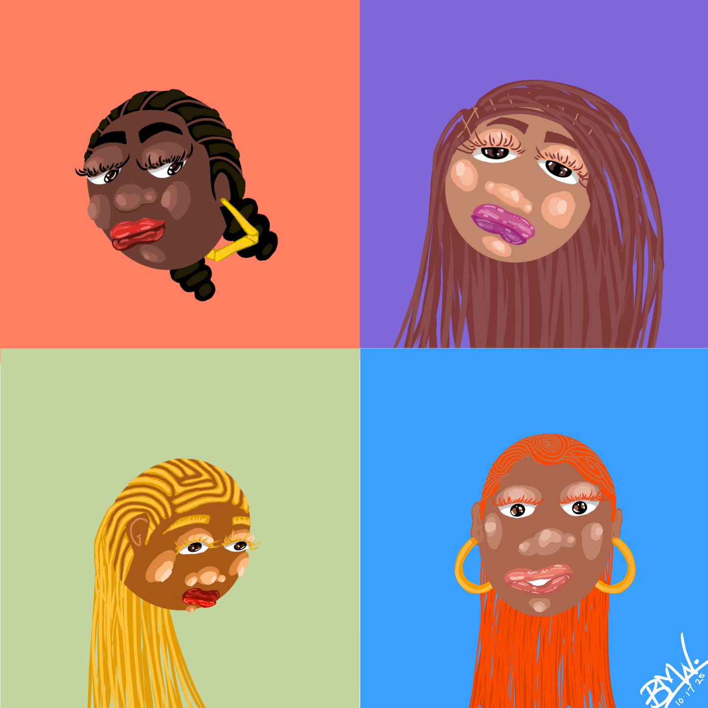 Walker's Homegirls 5: The Braidey Bunch