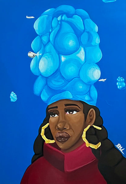 "Dazed Dreamer 3: Thinking Cap" Fine Art Print