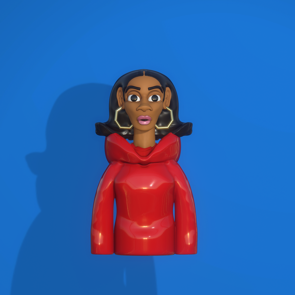 Dazed Dreamer 3D Model Art Print