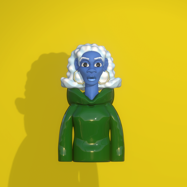 Dazed Dream 3D Model Art Print