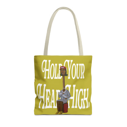 Tote Bag — "Hold Your Head High" Inspirational Art Tote