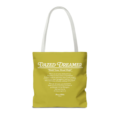 Tote Bag — "Hold Your Head High" Inspirational Art Tote