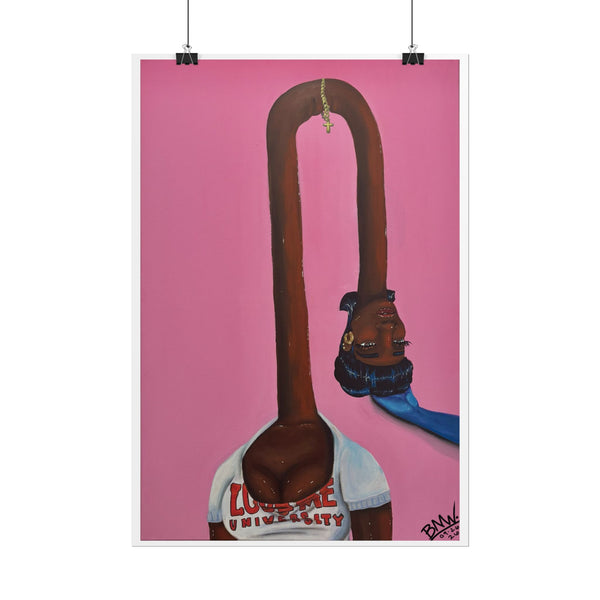 "Love Me University: The Learning Curve" 2026. Art print