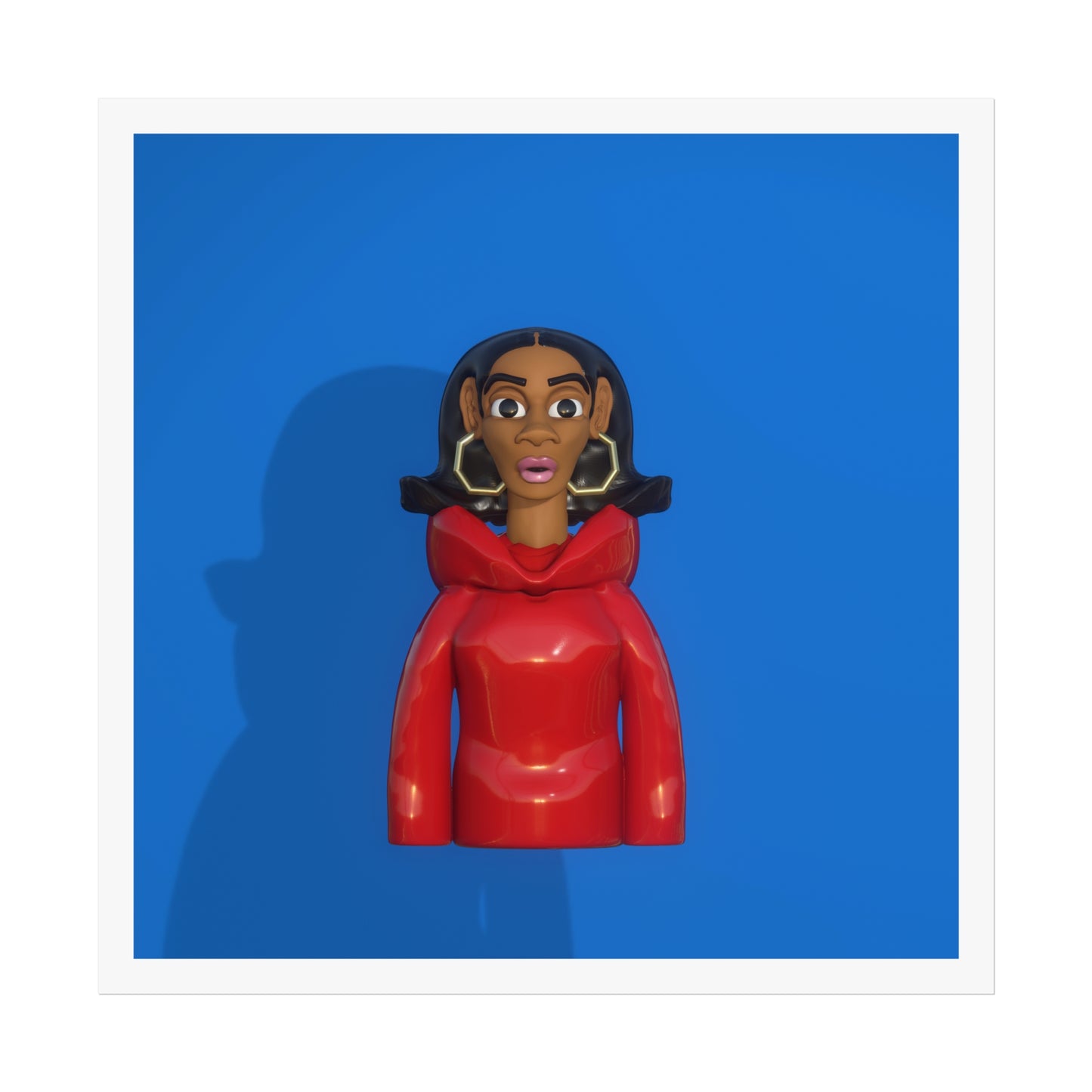 Dazed Dreamer 3D Model Art Print